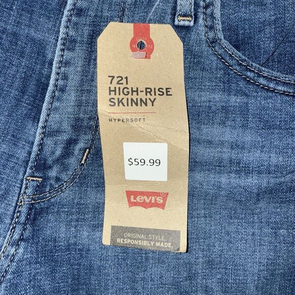 Levi's 721 Women's Jeans Size 6, High-Rise, Skinny Fit - Picture 5 of 16